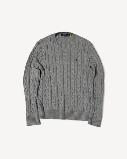RALPH LAUREN GREY KNIT (M)
