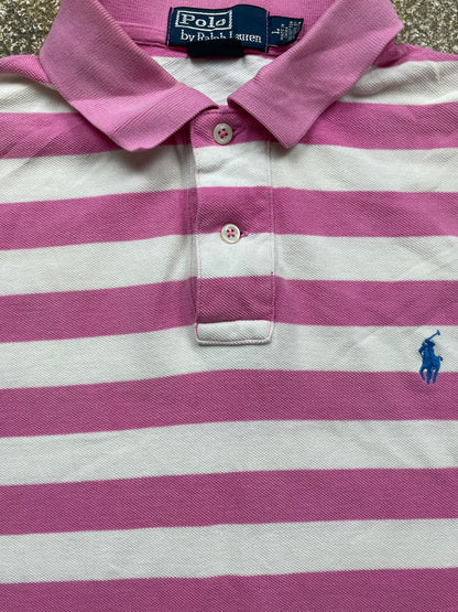 RALPH LAUREN POLO SHIRT PINK (M)