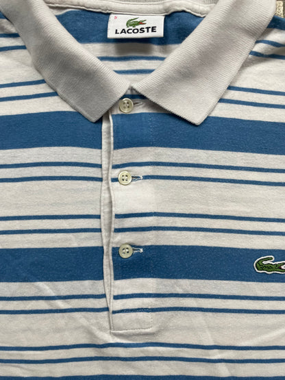 LACOSTE POLO SHIRT STRIPED (L)