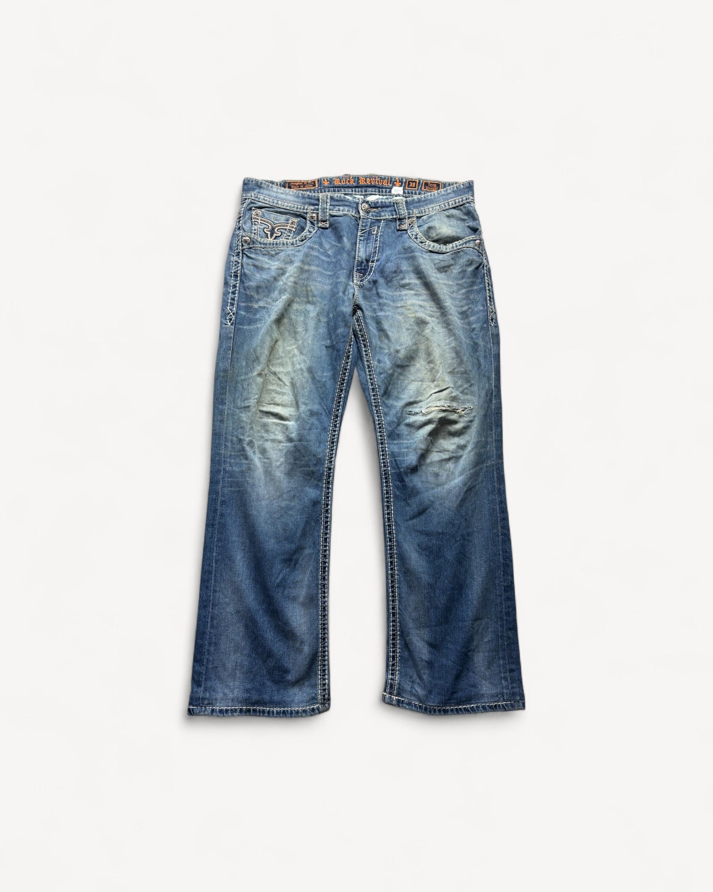 ROCK REVIVAL JEANS W38 L32 #RR29