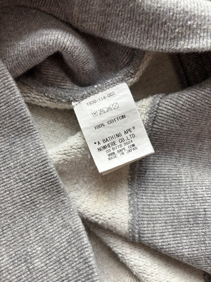 BAPE GREY HOODIE (M)