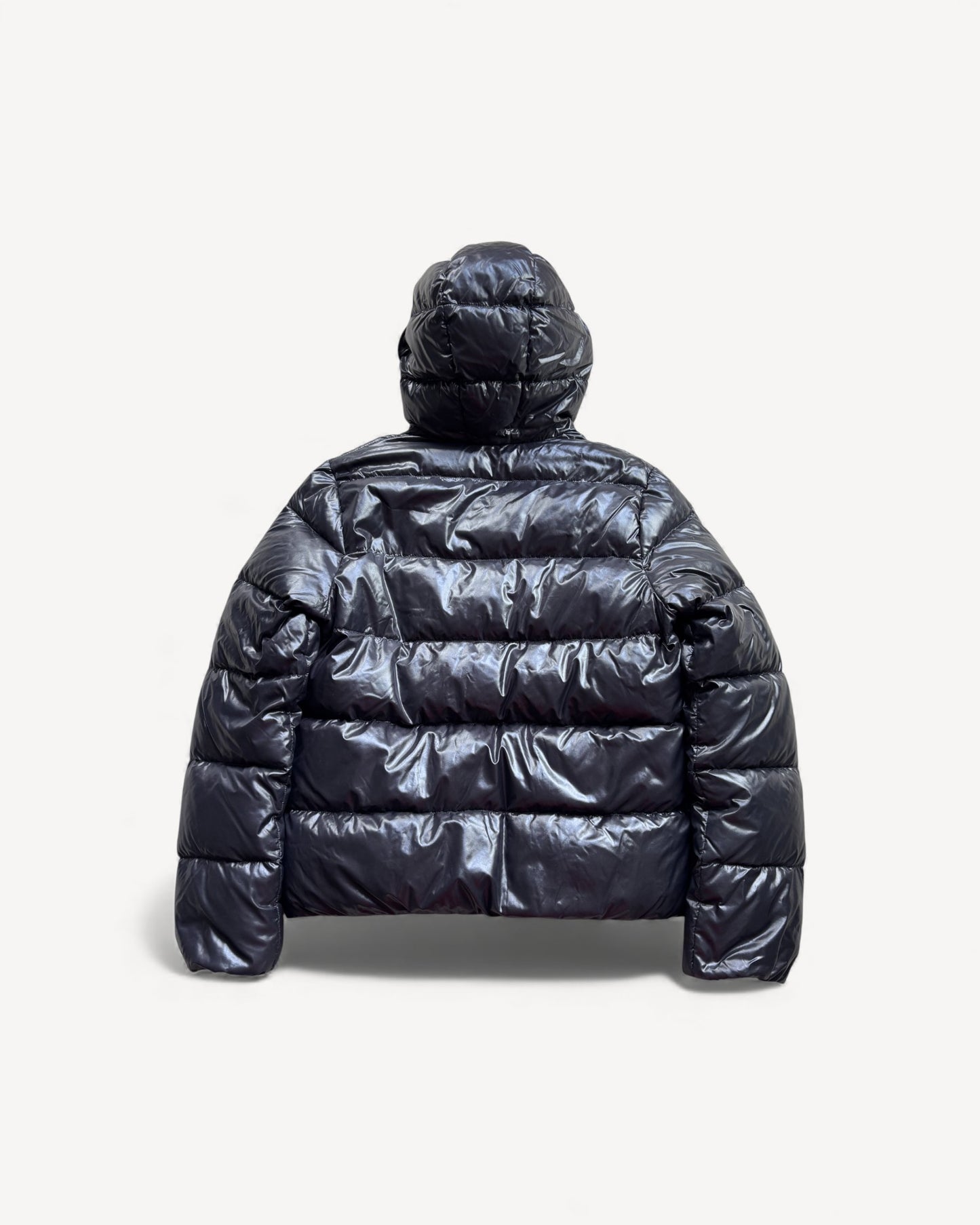 DUVETICA BLACK PUFFER JACKET (M)