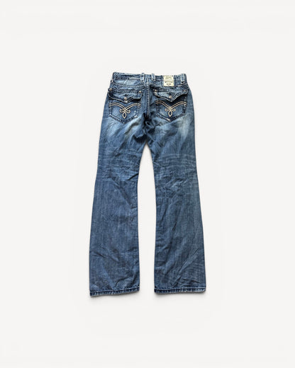 ROCK REVIVAL JEANS W34 L34 #RR45