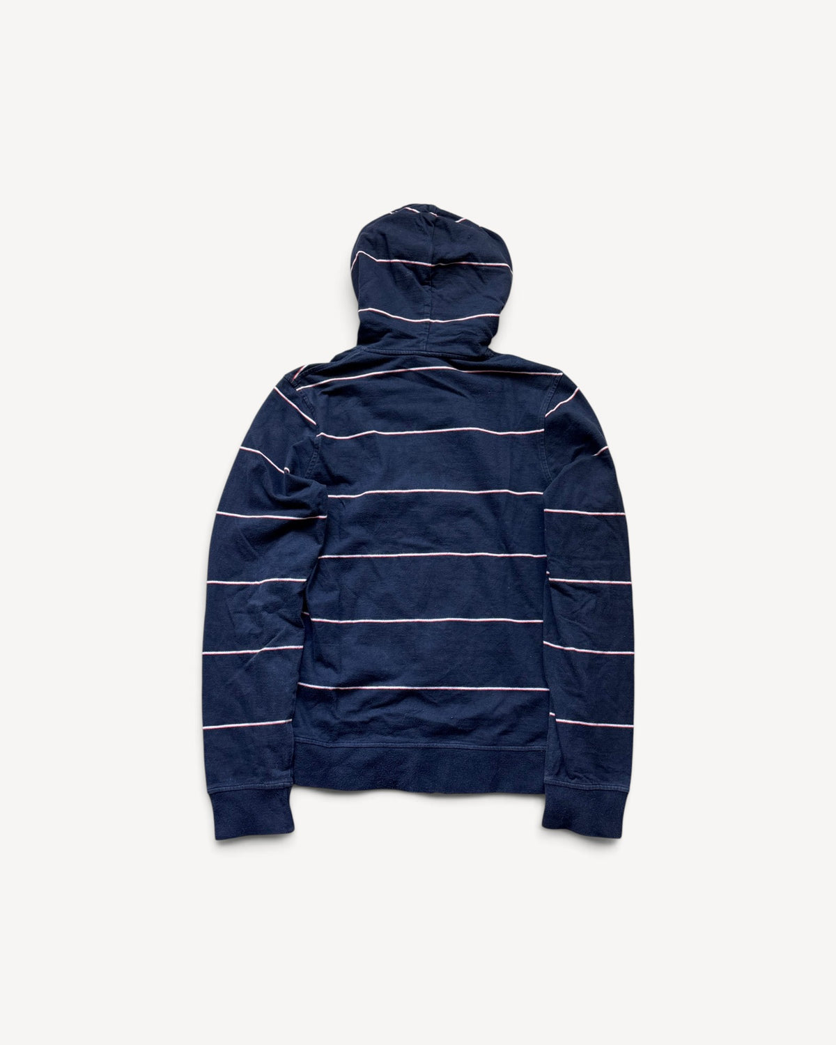 LACOSTE GREY ZIP UP HOODIE (S)