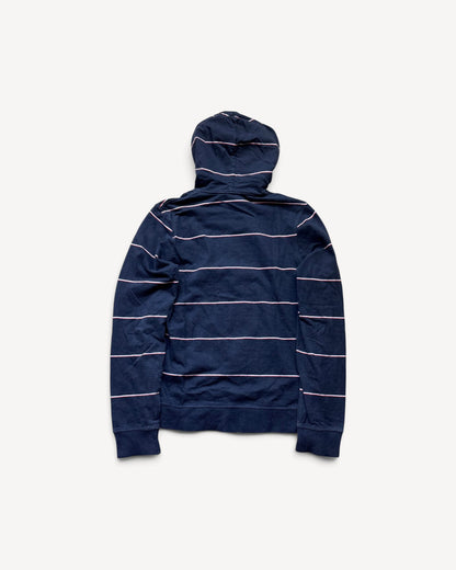 LACOSTE GREY ZIP UP HOODIE (S)
