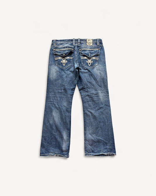 ROCK REVIVAL JEANS W40 L34 #RR25