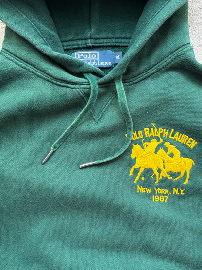 RALPH LAUREN GREEN HOODIE (M)
