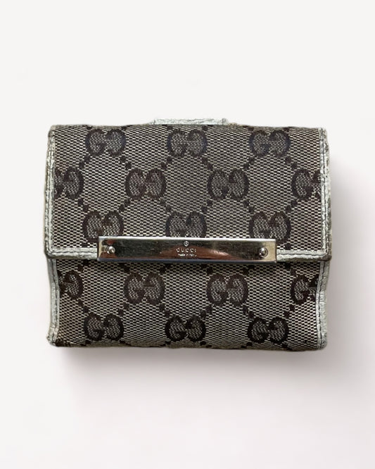 GUCCI MONOGRAM WALLET (WITH BOX ETC.)