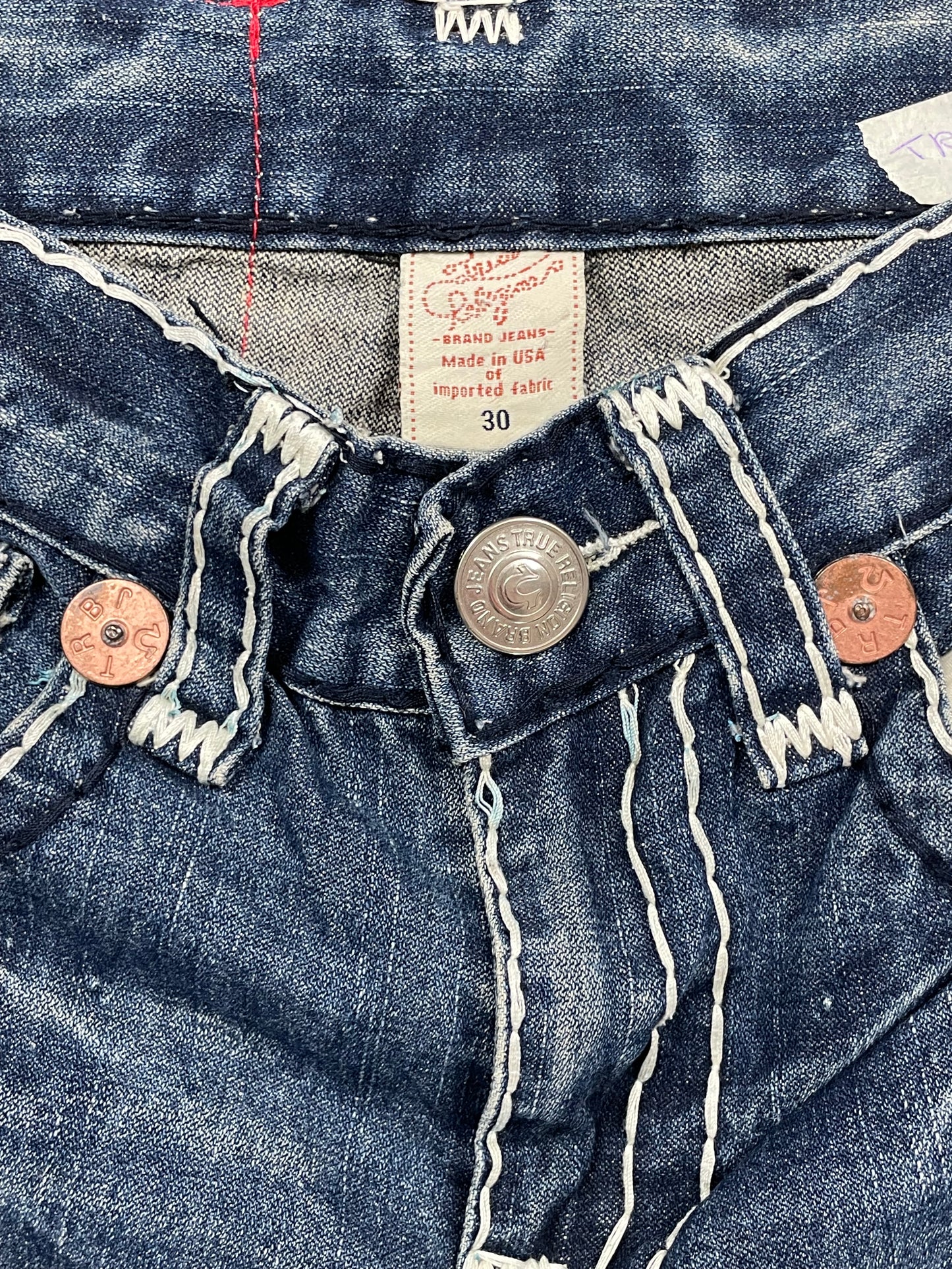 TRUE RELIGION JEANS W30 L30 #TR6