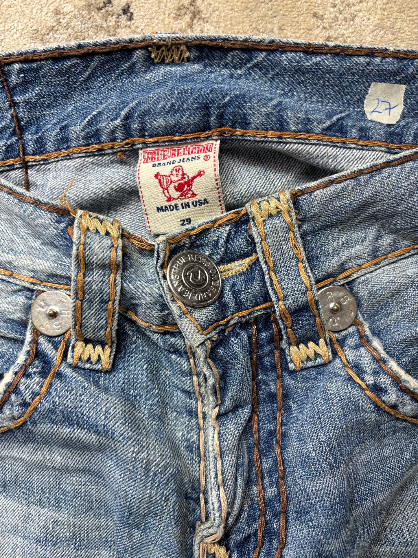 TRUE RELIGION JEANS W29 L32 #TR27