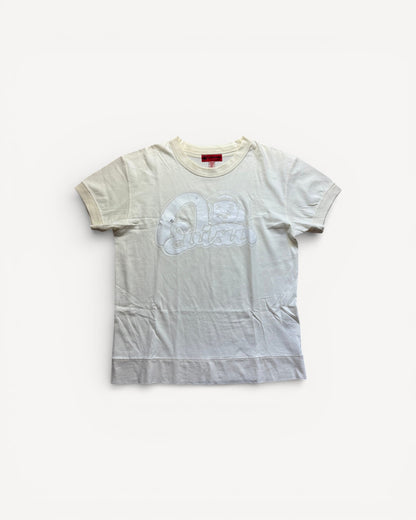 EVISU WHITE/CREME T-SHIRT (M)