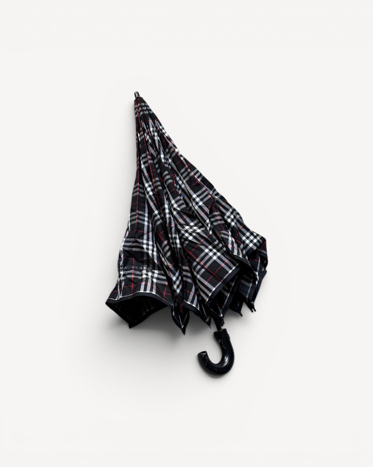 BURBERRY BLACK MONOGRAM UMBRELLA