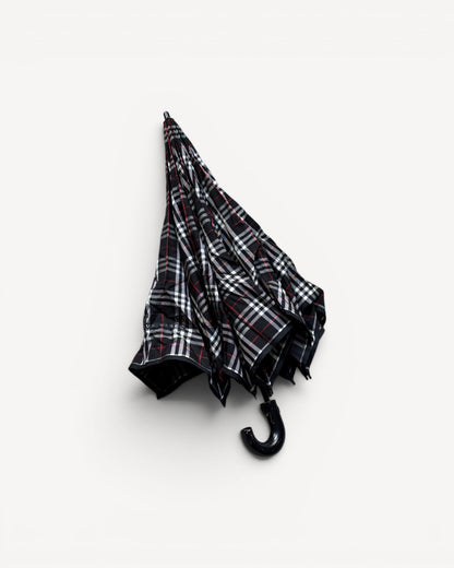 BURBERRY BLACK MONOGRAM UMBRELLA
