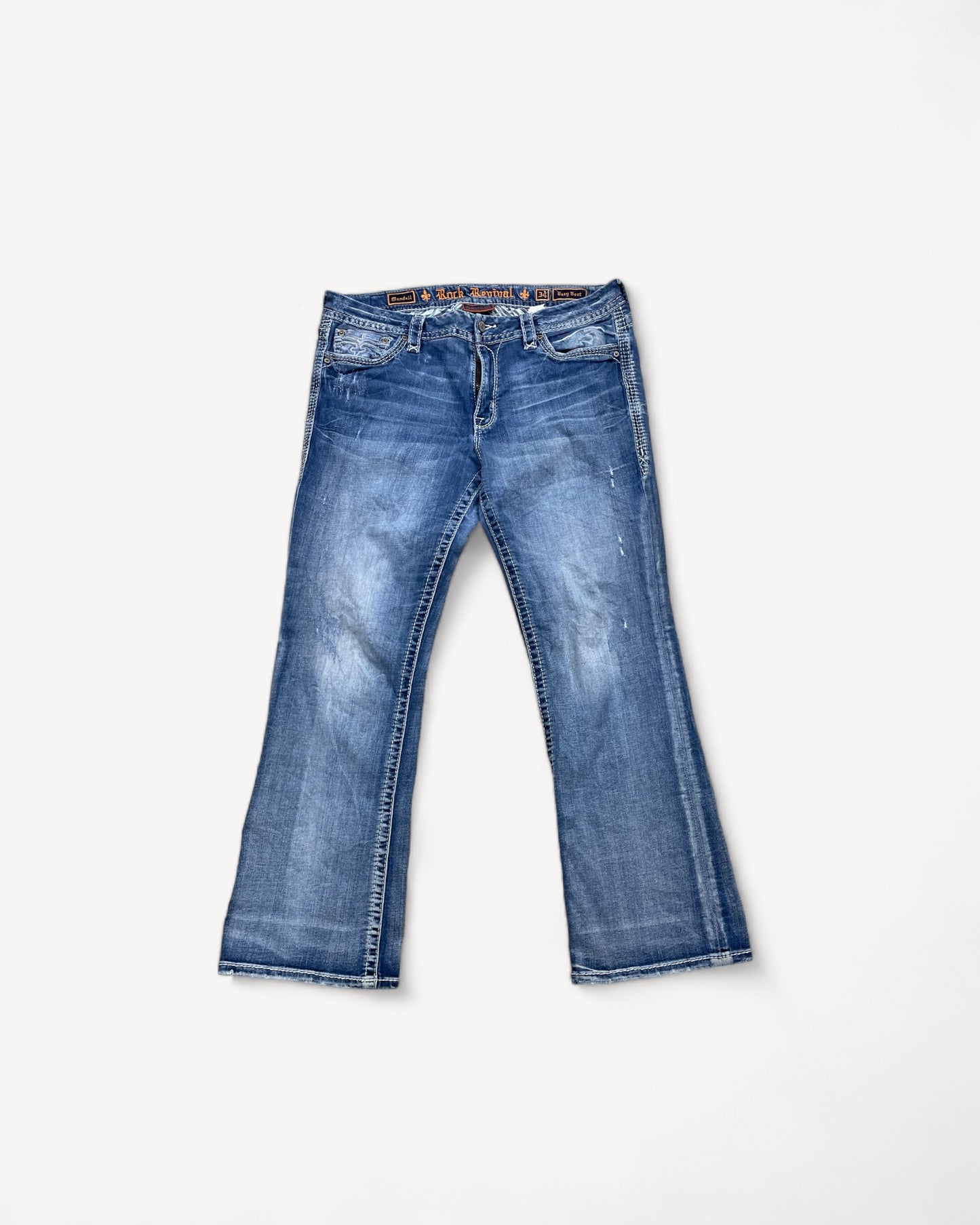 ROCK REVIVAL JEANS W34 L32 #RR10