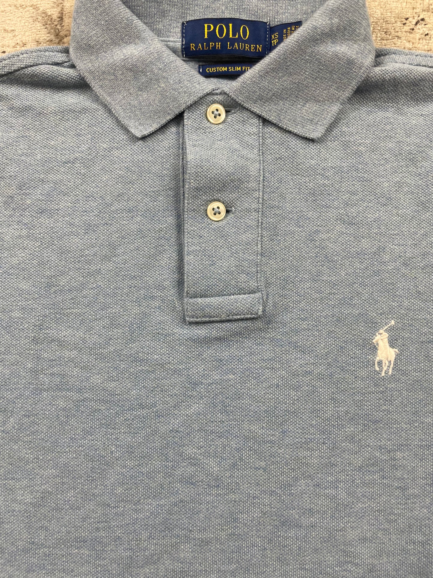 RALPH LAUREN POLO SHIRT LIGHTBLUE (XS/S)