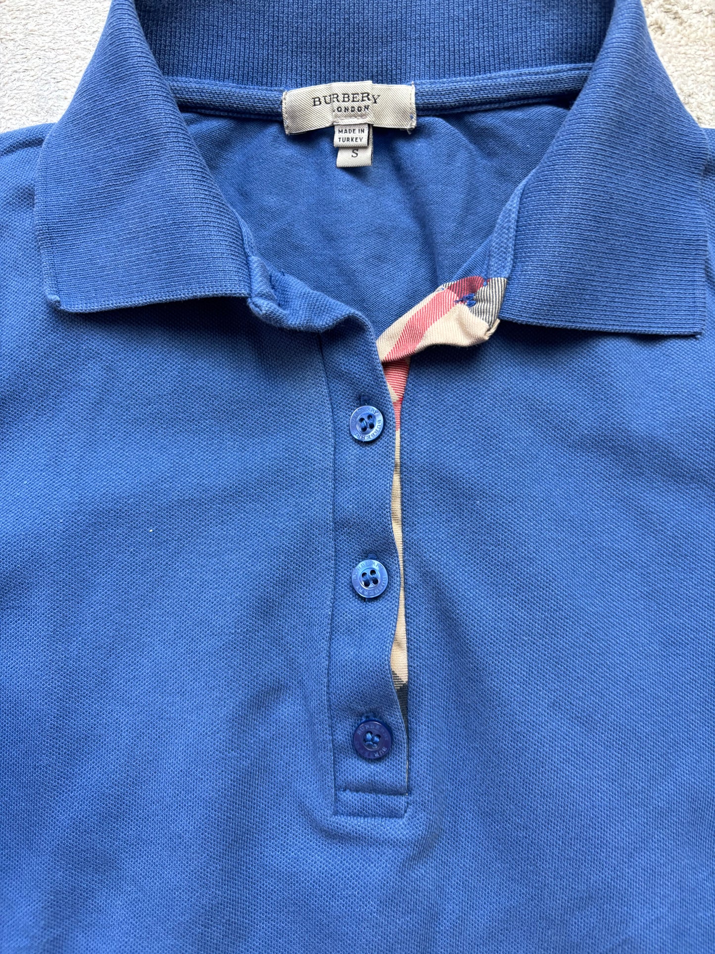 BURBERRY WOMEN LONGSL. POLO SHIRT (S)