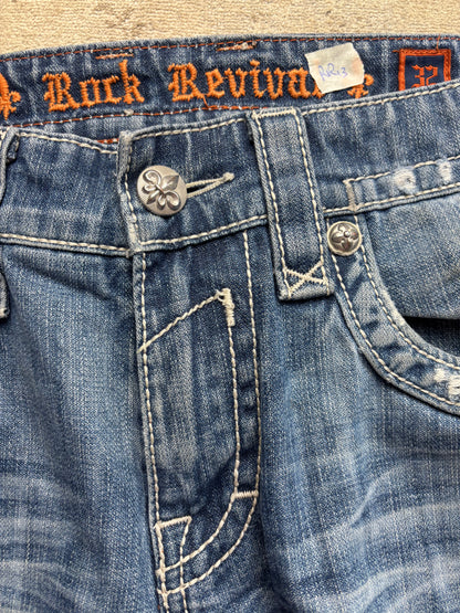 ROCK REVIVAL JEANS W32 L34 #RR13
