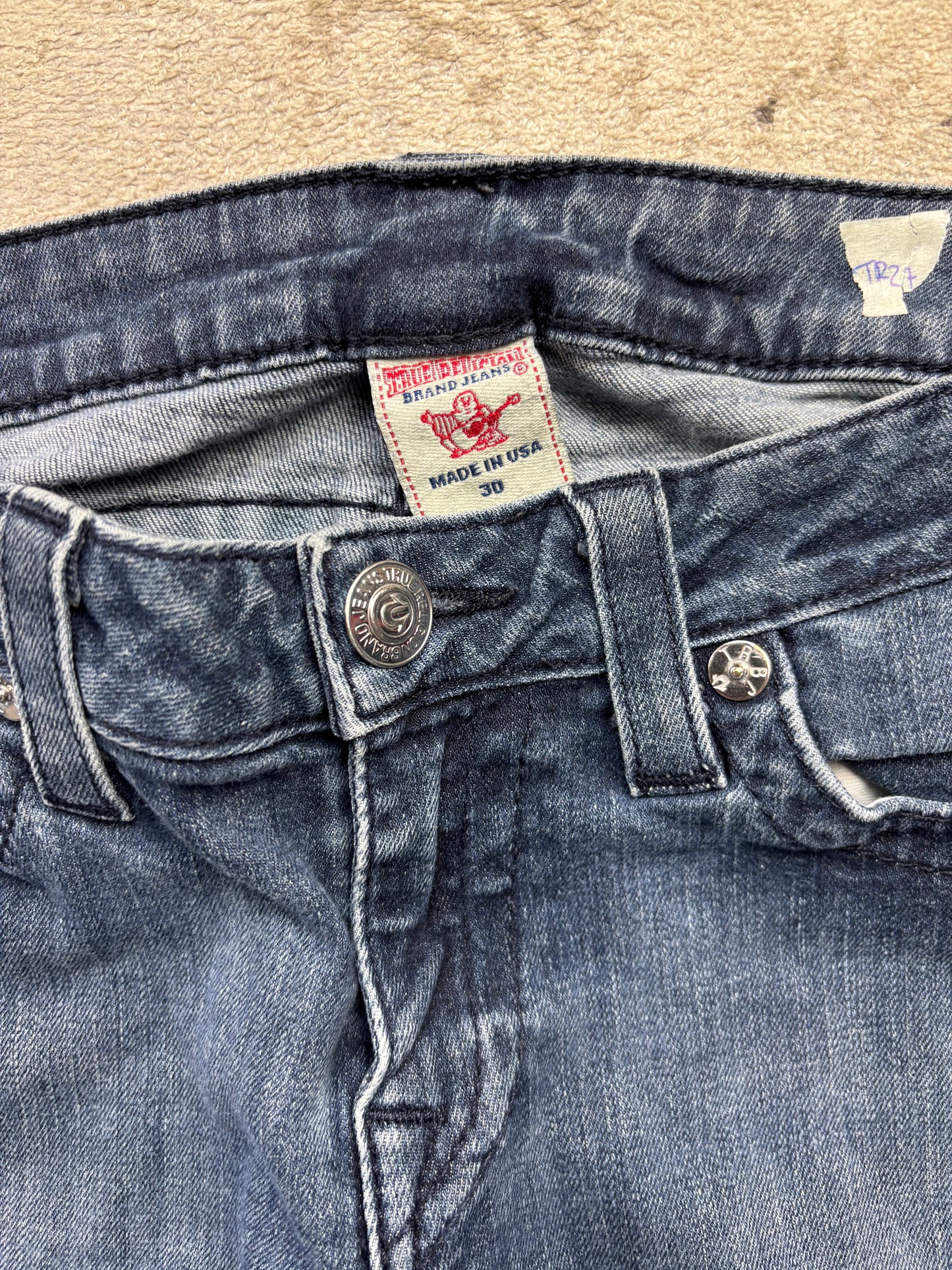 TRUE RELIGION JEANS W30 L32 #TR27