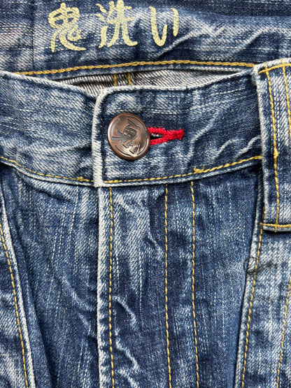 JAPANESE EMBROIDERED DENIM W33 L30 #JAP13