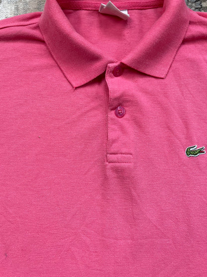 LACOSTE POLO SHIRT PINK (L)