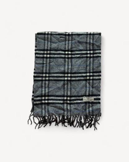 BURBERRY NOVACHECK SCARF GREY