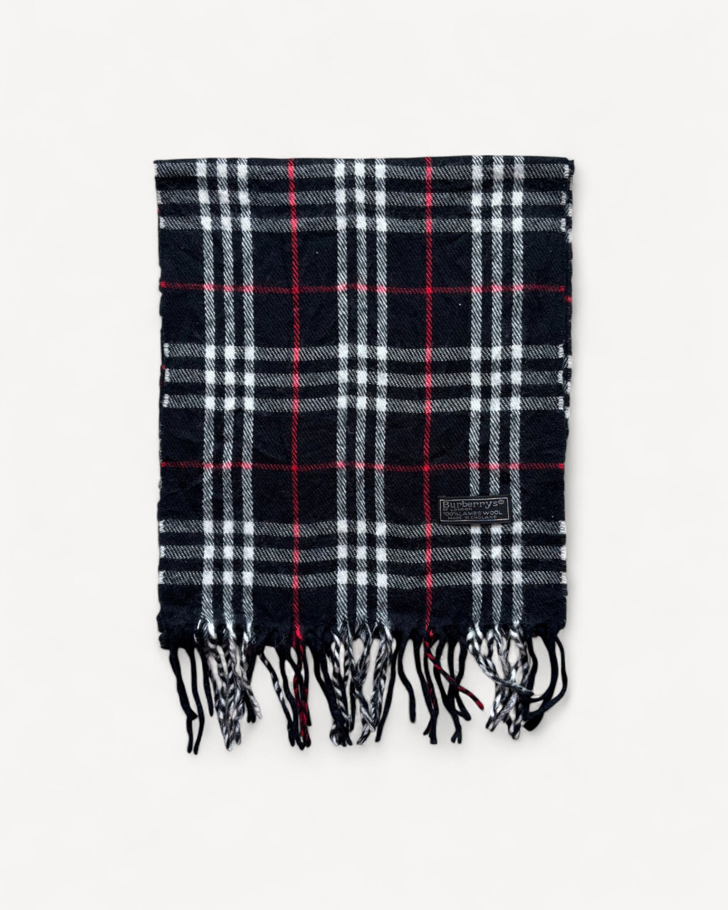 BURBERRY NOVACHECK SCARF BLACK