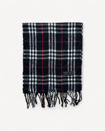 BURBERRY NOVACHECK SCARF BLACK