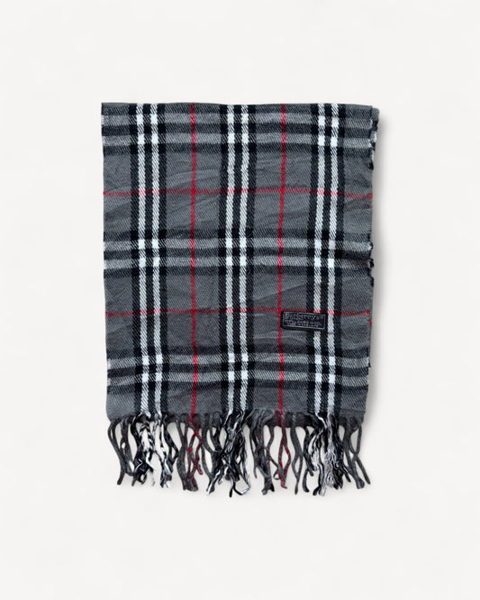 BURBERRY NOVACHECK SCARF GREY