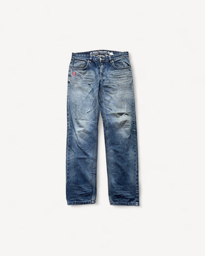 JAPANESE EMBROIDERED DENIM W32 L32 #JAP9