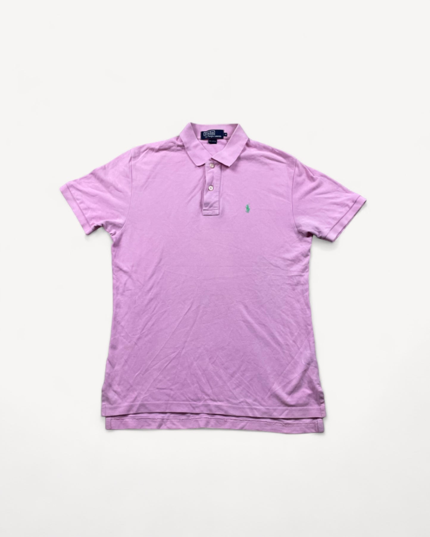 RALPH LAUREN POLO SHIRT PINK (M)