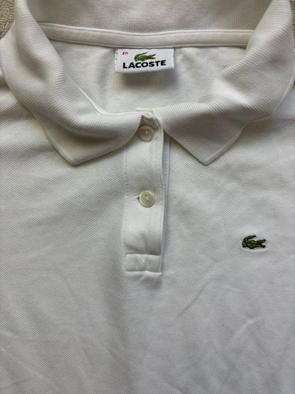LACOSTE POLO SHIRT WHITE (XS)