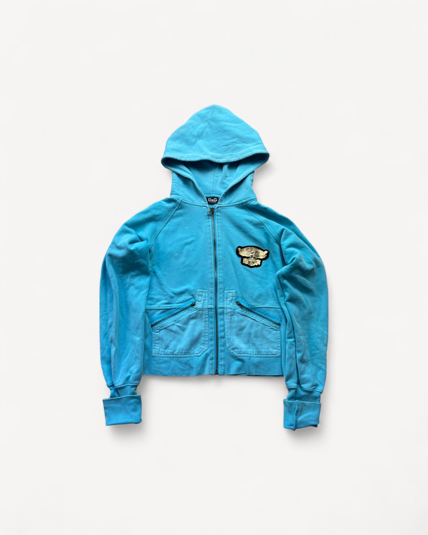 DOLCE & GABBANA WOMEN ZIP UP HOODIE (M)