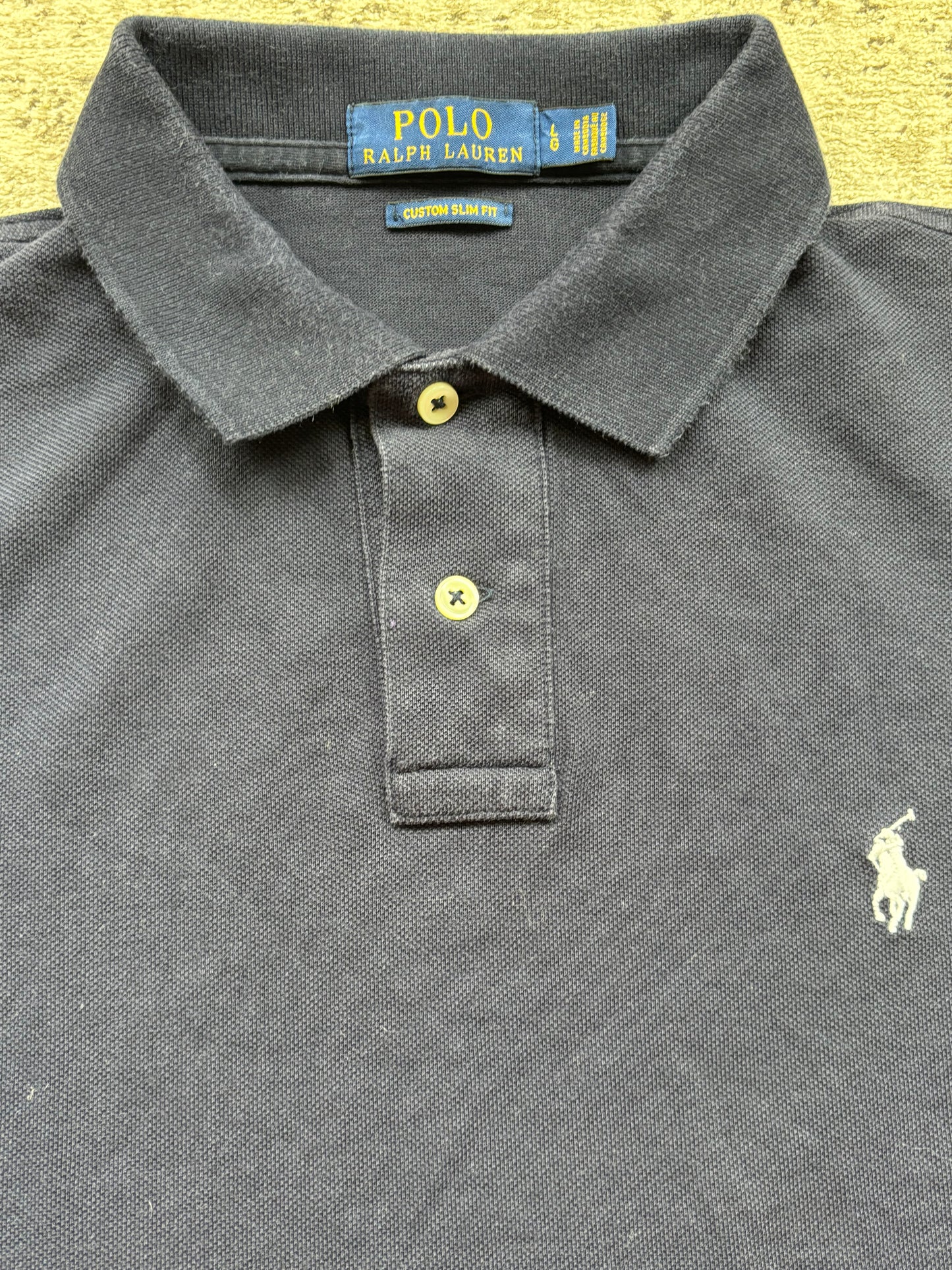 RALPH LAUREN POLO SHIRT NAVY (S)