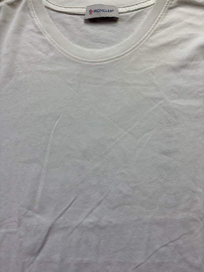 MONCLER WHITE T-SHIRT (L)
