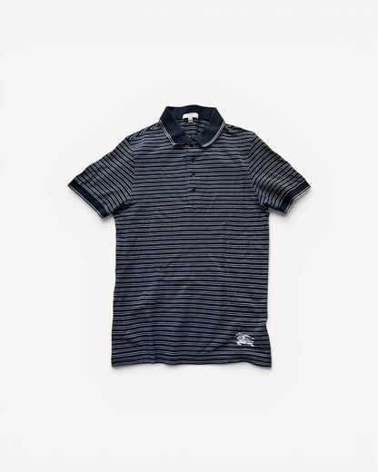 BURBERRY STRIPED POLO SHIRT (M)