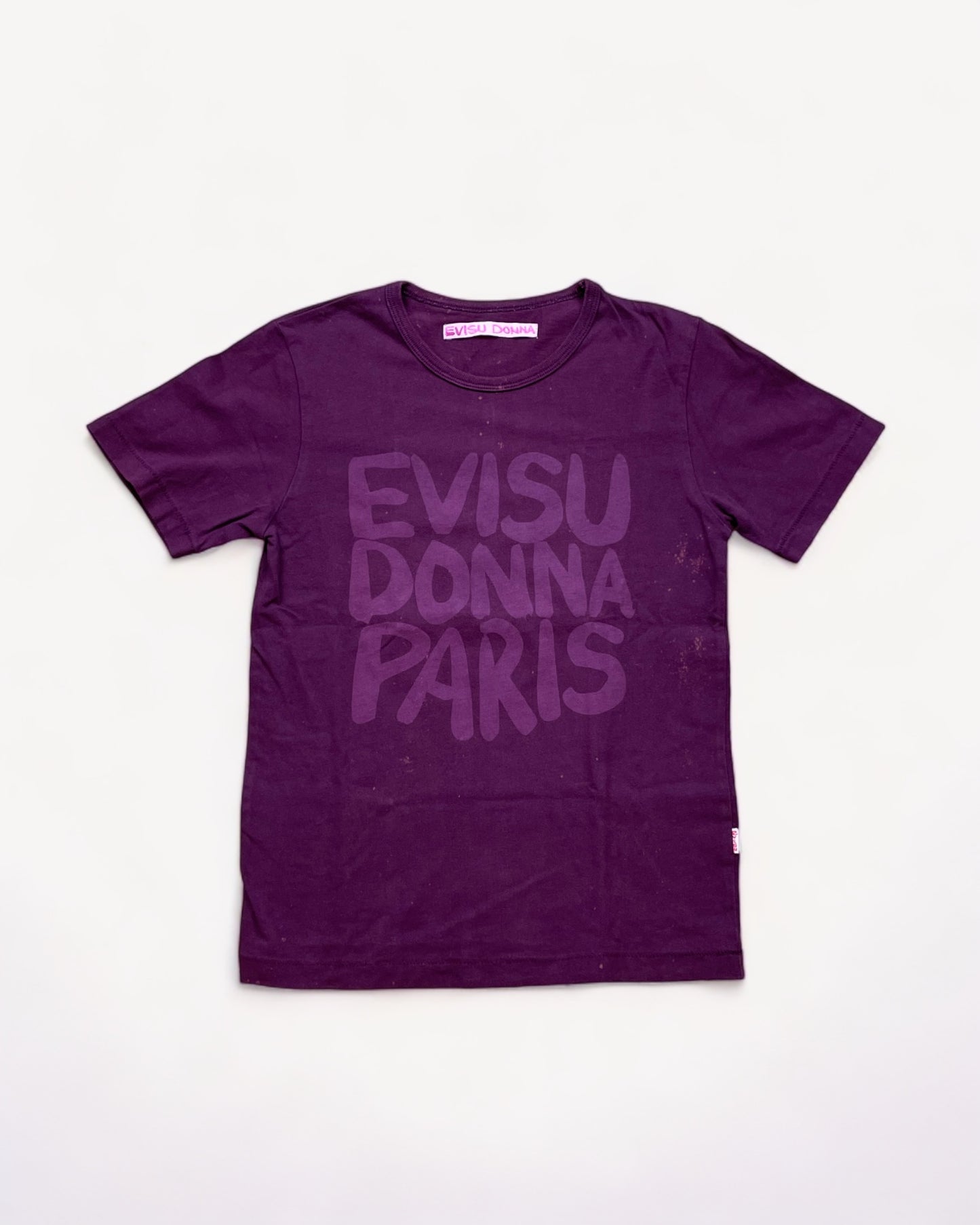 EVISU DONNA PURPLE T-SHIRT (XS)