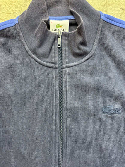 LACOSTE BLUE ZIP UP VEST (M)