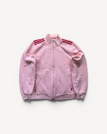 ADIDAS PINK ZIP UP VEST (S)