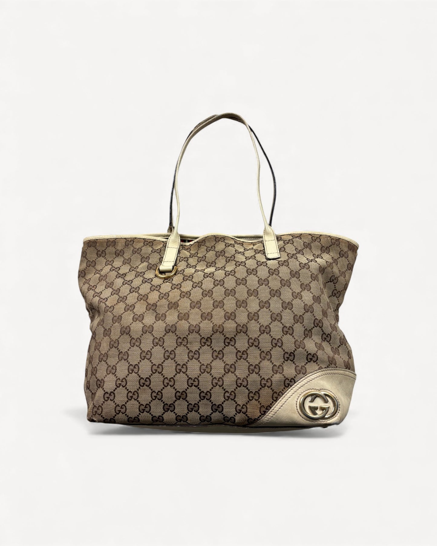GUCCI MONOGRAM BRITT BAG
