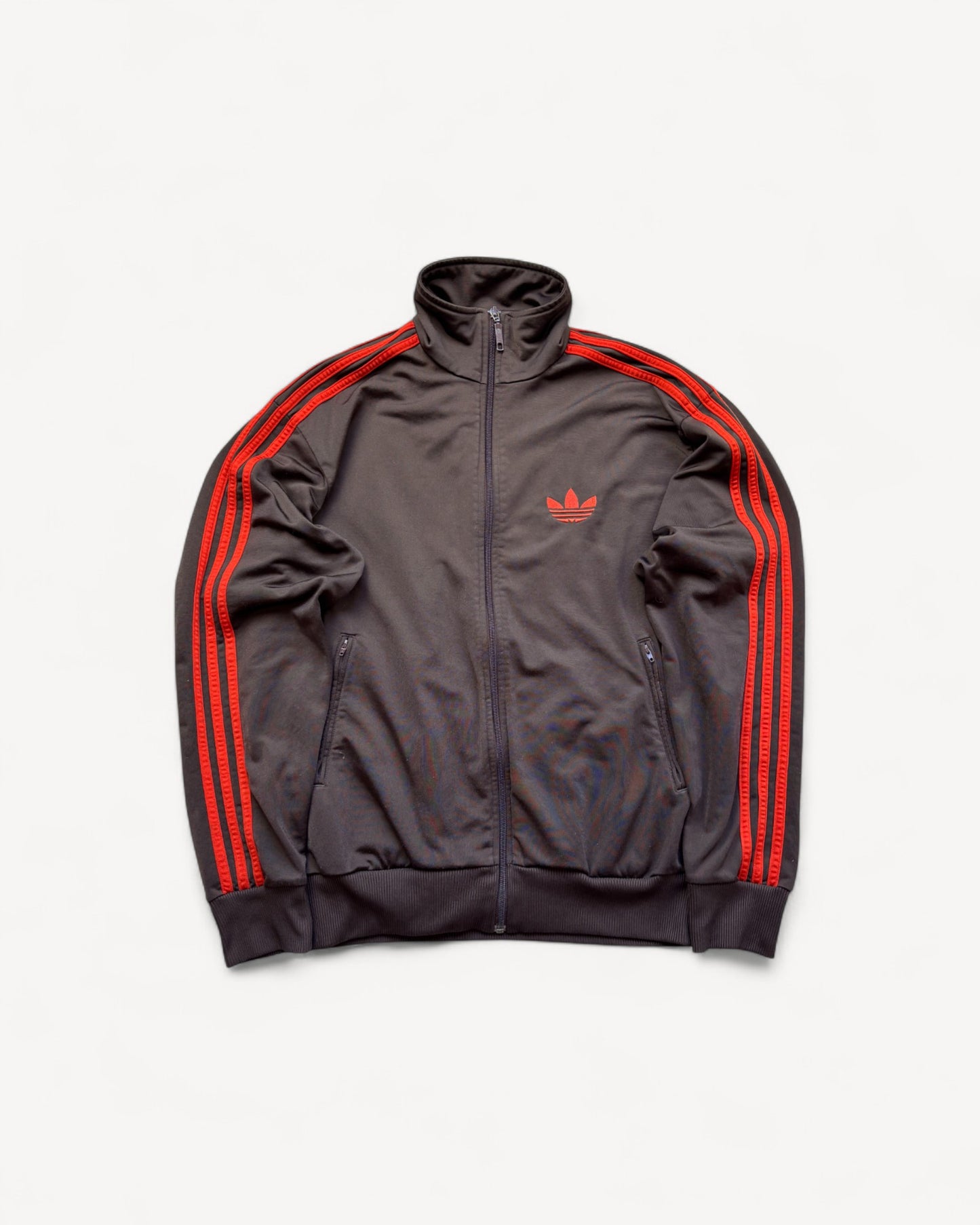 ADIDAS BROWN ZIP UP VEST (M)