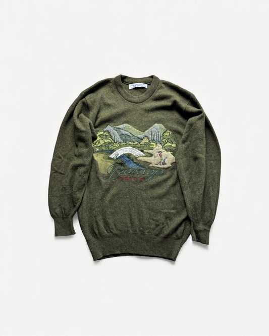 BURBERRY GREEN KNIT (M)