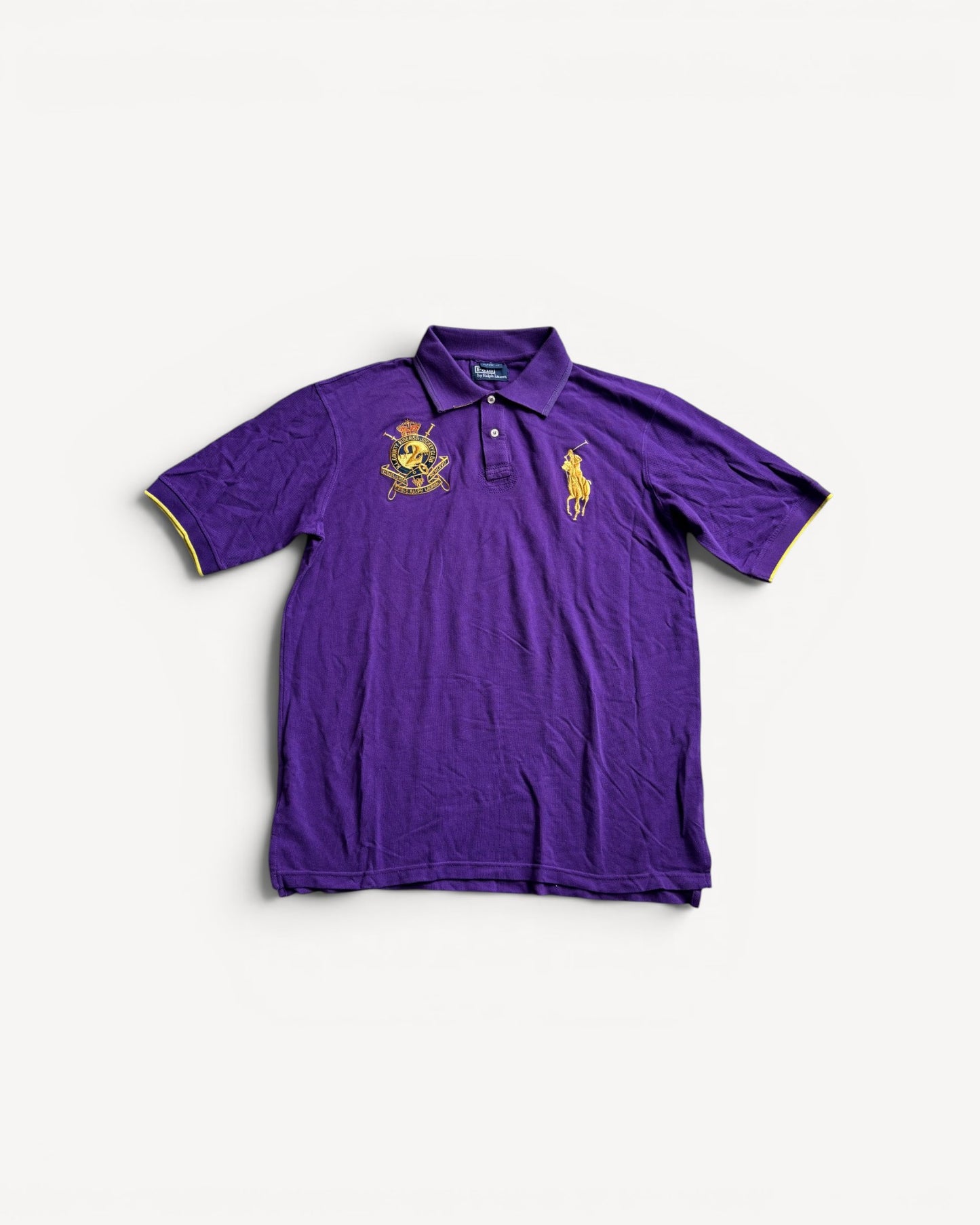 RALPH LAUREN POLO SHIRT PURPLE (L)