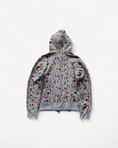 BAPE BABYMILO ZIP UP HOODIE (M)