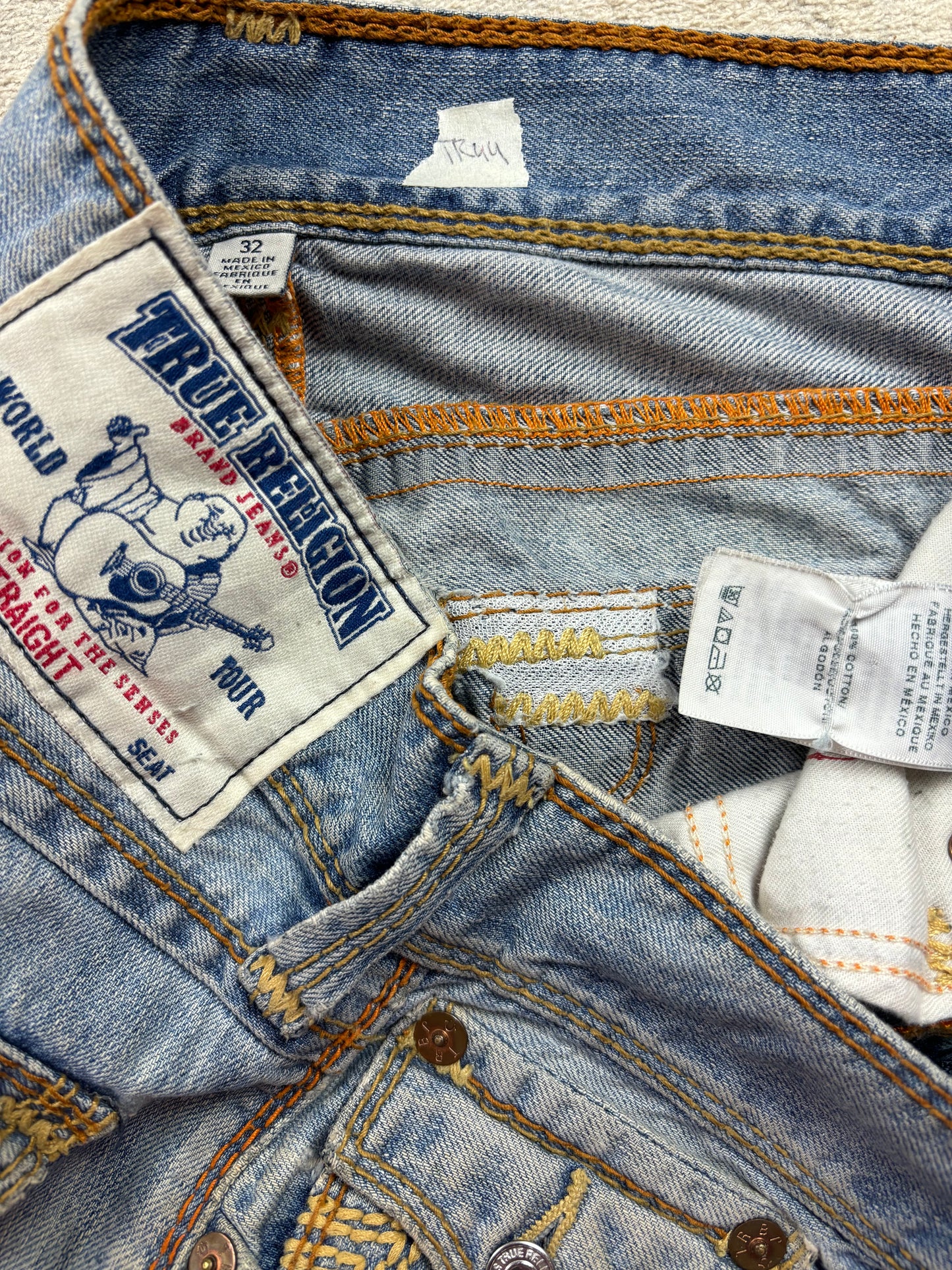 TRUE RELIGION JEANS W32 L30 #TR44