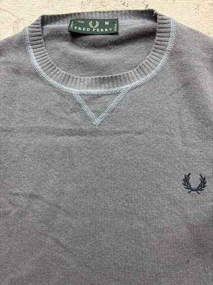 FRED PERRY GREY KNIT (M)