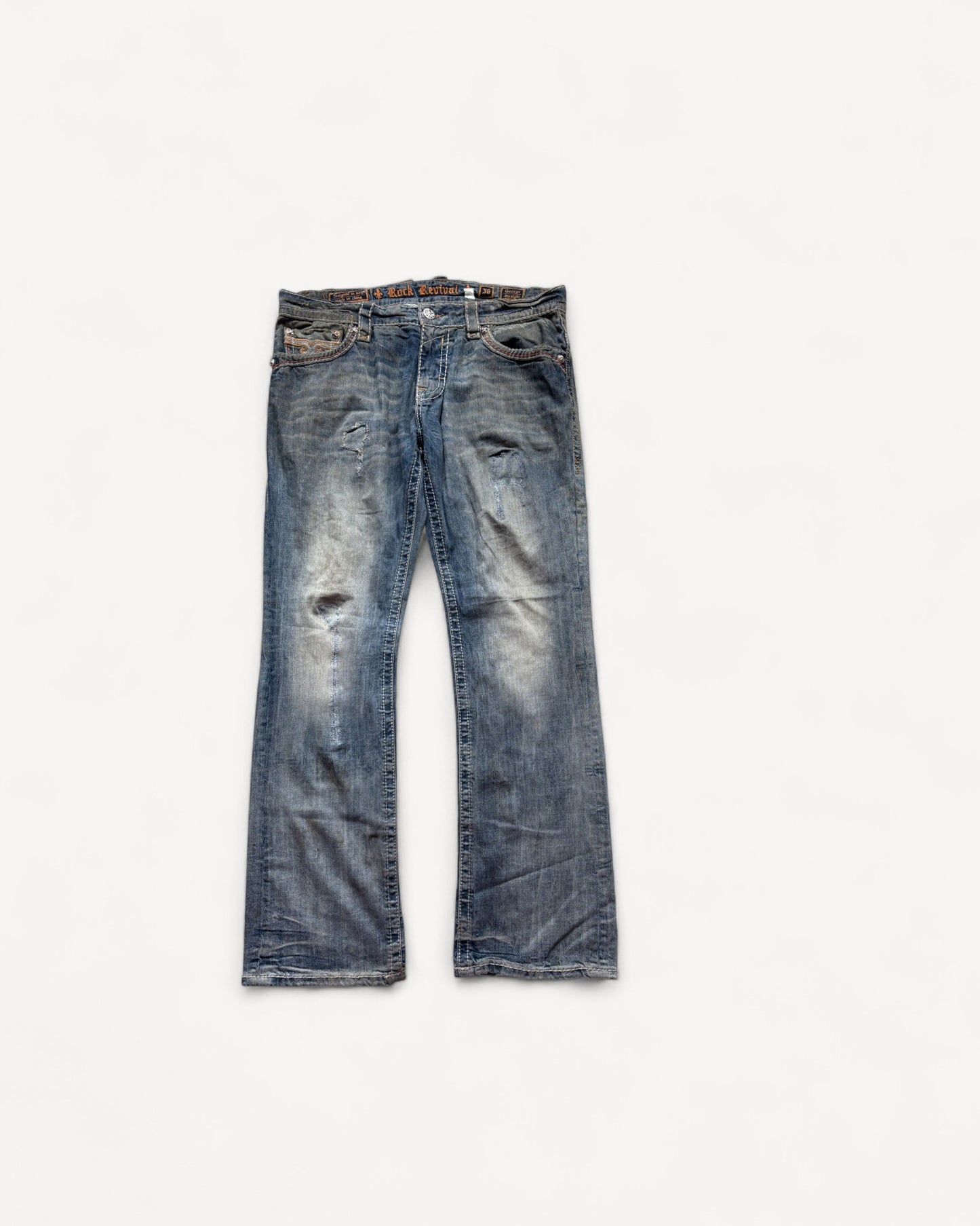 ROCK REVIVAL JEANS W36 L34 #RR21