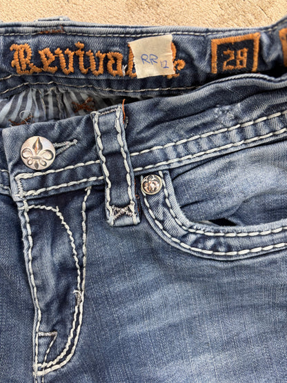 ROCK REVIVAL JEANS W28 L32 #RR12