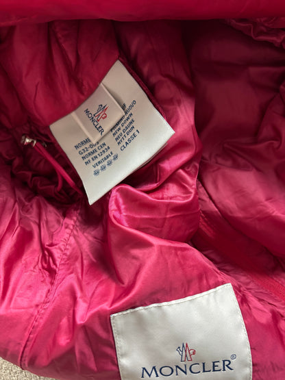 MONCLER PINK WOMEN PUFFER JACKET (S)