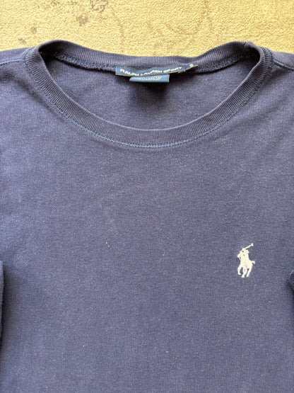 RALPH LAUREN LONGSLEEVE NAVY (S)