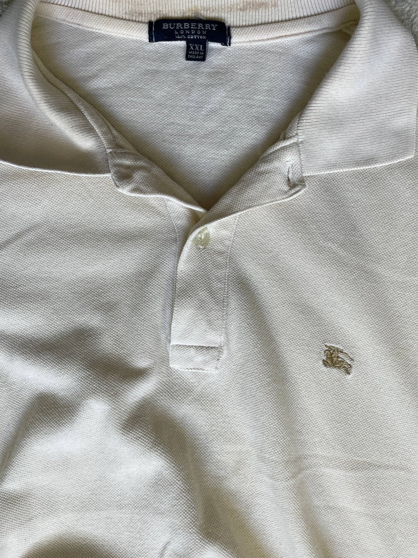 BURBERRY POLO SHIRT (XL)